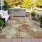 Homeroots 8' X 10' Terra Cotta And Beige Abstract Washable Indoor Outdoor Area Rug 630714 - alternate 7
