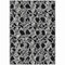 Homeroots 9' X 12' Black And Gray Abstract Washable Indoor Outdoor Area Rug 614129 - alternate 1