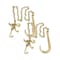 Mytee Products 5/16in x 6ft Long Shank J Hook Tow Chain w. RTJ Cluster & Grab Hook, 2PK CH5166-J-RTJx2 - alternate 1