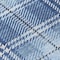 Homeroots 8' Navy Blue Black And Ivory Round Plaid Washable Indoor Outdoor Area Rug 596347 - alternate 4