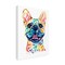 Trademark Fine Art Outdoor Canvas Art - Lisa Whitehouse 'French Bulldog' Wall Art for Patios, or Gardens GRL01970-OC1824WR - alternate 1