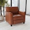 Flash Furniture Contemporary Chair, 30-1/2 in W 29" L 31-1/2" H, Flared, Leather Seat BT-827-1-CG-GG - alternate 6