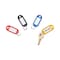Advantus Key Tags Label Window, 0.88 x 0.19 x 2, Assorted, 20PK KEY98007 - alternate 4