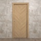 Sartodoors Sliding Pocket Door 36 x 84 inches, Ego 5005 Natural Oak, Kit Rail Hardware, Solid Wood Interior EGO5005PD-SNA-3684 - alternate 3