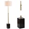 Jonathan Y Lafayette 65" Adjustable Height LED Floor Lamp, Brass/Black JYL6007A - alternate 6