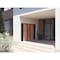 Vdomdoors Front Exterior Prehung Aluminum Double Doors Ronex1033 Teak 2 Sidelights Mirrored Clear Glass Entry RONEX1033DEXD-OAK-W14+72+14xH80-RH-O - alternate 3