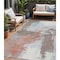 Homeroots 9' X 12' Taupe Copper And Ivory Abstract Washable Indoor Outdoor Area Rug 618500 - alternate 1