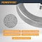 Powertec 8in CBN Wheel 80 Grit, 1-1/2in Wide, 5/8in Arbor, 4-in-1 Edge & Side Sharpening 15707 - alternate 5