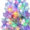 Homeroots 6' Silver Pre Lit Full Tinsel Christmas Tree 696953 - alternate 4