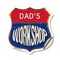 Signmission Dad's Workshop, 18 Inch X 18 Inch, Vinyl Decal SHI-D-18-489-DAD - alternate 1