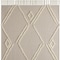 Homeroots 60" X 50" Cream Woven Cotton Herringbone Throw Blanket with Fringe 516550 - alternate 4