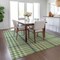 Homeroots 5' X 8' Green And Ivory Plaid Washable Indoor Outdoor Area Rug 601471 - alternate 3