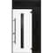 Vdomdoors Front Exterior Prehung Steel Door Ronex1055 Teak Sidelight and Transom Window Sidelite Entry Metal RONEX1055EXD-OAK-W36+16 x H80+16-LH-I - alternate 1