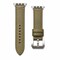 Elegani Leather Band Compatible with Apple Watch 38mm, Green, Silver, Black, Yellow Gold, Rose Gold Buckle LSCHPAM-GRN-38 - alternate 1
