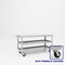 Pucel Heavy Duty Shop Truck, 60 in W x 24 in D x 33.5 in H, Three Shelves, Push Handle, Black 2460-DT-3P - alternate 1