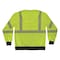 Ergodyne M Lime Type R Class 3 Performance Hi-Vis Zip-Up Hoodie 8318BK - alternate 6