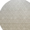 Homeroots 8' Taupe And Gray Round Geometric Washable Indoor Outdoor Area Rug 605815 - alternate 5