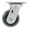 Vestil Rubber Swivel Caster 4 In. Diameter x 2 In. Width 551 Lb. Capacity Dark Gray/Gold CST-KSM-4X2MR-S - alternate 6