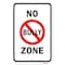 Signmission No Bully Zone, Heavy-Gauge Aluminum Rust Proof Parking Sign, 18" x 24", A-1824-25107 A-1824-25107 - alternate 2