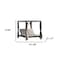 Homeroots 161.85in X 71.37in X 8.58in Gray Outdoor Steel Metal Adjustable Day Bed With Canopy, Taupe Cushions 372327 - alternate 4