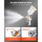 Vevor HVLP Air Spray Gun Gravity Feed Paint Sprayer Gun 3 Nozzles 1.3/1.4/1.7mm RF6000AG - alternate 3