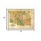 Homeroots 18" X 24" Map Of Indian And Oklahoma Territories Vintage Poster Wall Art 391984 - alternate 2