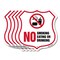 Signmission No Smoking Shield Sign No Smoking Eating, 12 inch X 12 inch, Aluminum Metal Sign, 5PK SHI-A-5Pack-12-400 - alternate 1