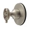 Kingston Brass Single-Handle Six-Way Diverter Valve with Knurled Handle and Round Trim Kit, Brushed Nickel KS4038RKZ - alternate 1