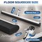 Dsv Standard Uneven Surface Floor Squeegee 30 in. Double Foam Blade Garage Squeegee, Taper Pole Connection 87030-Z - alternate 3