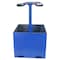 Vestil Steel Trash Bin Compactor 4,000 lb. Filled Weight Blue, Empty FWBC-4242-4 - alternate 5