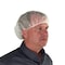 Safety Zone Bouffant Cap, Polyproplene, White, 21" - Case of 500 DA-BC210 - alternate 3