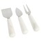 Laurie Gates California Designs Marble and Stainless Steel 3 Piece Cheese Knife Set in White 124006.03 - alternate 6