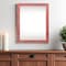 Homeroots 16" x 20" Red Solid Wood Hanging Picture Frame 380276 - alternate 4