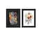 Homeroots Set Of Two Love and Bloom Black Framed Print Wall Art, 2PK 407964 - alternate 1