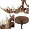 Jonathan Y Eldora 49" 10-Light Rustic Farmhouse Adjustable Resin Antler LED Chandelier, Brown JYL6320A - alternate 10
