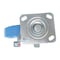 Vestil Polyurethane Swivel With Brake Caster 8 In. Diameter x 2 In. Width 925 lb Light Blue/Gray CST-KB-8X2PUP-SWB - alternate 9