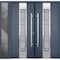 Vdomdoors Steel Double Doors Deux 0757 Gray Graphite Sidelight Exterior Window Stainless Inserts Single Moder DEUX0757DEXD-GRE-RH-W72+12 x H80 - alternate 6