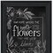 Homeroots Set Of Two Vintage Chalkboard Blooms Black Framed Print Wall Art, 2PK 407974 - alternate 4