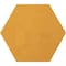 Ghent Hex LINK Powder-Coated Steel Whiteboard, Magnetic, 18'' x 21, Marigold HEXS1821MR - alternate 1