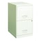 Space Solutions 14.25 in W 2 Drawer Vertical File Cabinet, Pearl White 22614 - alternate 1