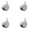 Service Caster 3 Inch MRI Safe Casters, 10mm Threaded Stem, Set of 4, 4PK SCC-TS02S75-TPR-GRY-M10X22-MRI-4 - alternate 1