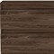 Homeroots 23" Dark Brown Two Drawer Standard Chest 478398 - alternate 3