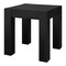 Homeroots 22" Black Wood Square End Table 544225 - alternate 6