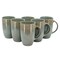 Meritage Jasper 6 Piece 22 Ounce Stoneware Tall Latte Cup Set in Green 136486.01 - alternate 1