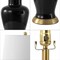 Jonathan Y Julian 29" Traditional Classic Ceramic Urn LED Table Lamp, Black JYL4026F - alternate 9