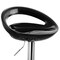 Elama 2 Piece Retro Adjustable Bar Stool in Black with Chrome Base ELM-806-BLK - alternate 8