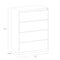 Hirsh 30 in W 4 Drawer Lateral File Cabinet, White, A4/Legal/Letter 23698 - alternate 4