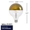 Bulbrite LED Filament 6W, Dimmable G40, Clear Glass, E26 Base, 2700K, 500 Lm, 4PK 862852 - alternate 6