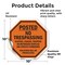 Signmission Posted No Trespassing Hunting, Fish, 10 Inch X 10 Inch, Vinyl Decal OC-D-10-104 - alternate 3