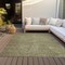 Homeroots 8' X 10' Green Beige And Brown Abstract Washable Indoor Outdoor Area Rug 597013 - alternate 7